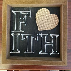 “Faith” Decorative Sign